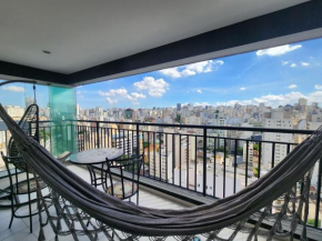 FLAT COM VISTA INCRIVEL EM CONDOMINIO DE LUXO